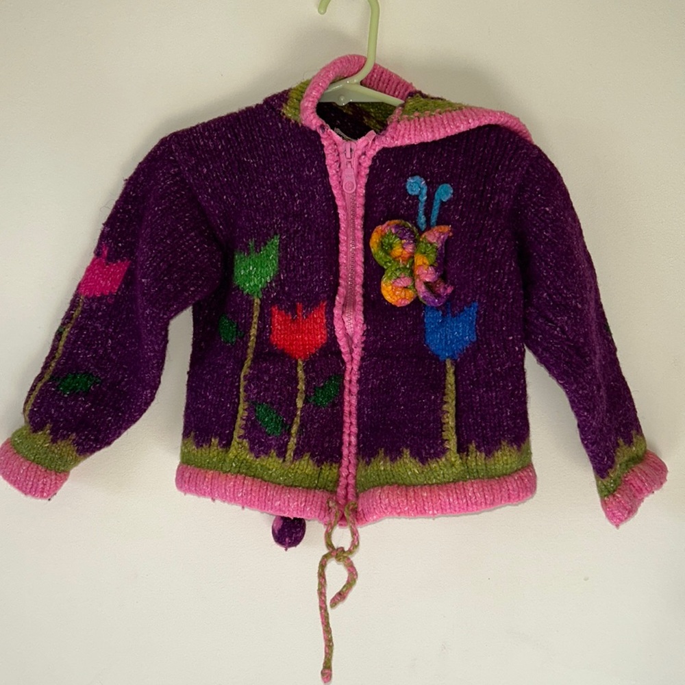 Earth Ragz Toddler Girls Zip Up Hoodie